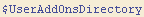 $UserAddOnsDirectory