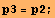 p3 = p2 ;